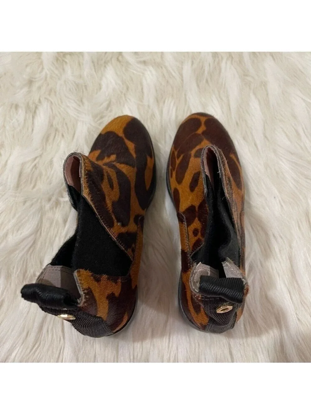 Women’s Louise Et Cie Zarab3 Leopard Platform Boots 5.5 US!